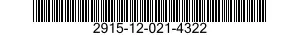 2915-12-021-4322 GASKET 2915120214322 120214322