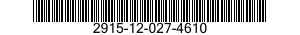 2915-12-027-4610 PIN,STRAIGHT,HEADLESS 2915120274610 120274610