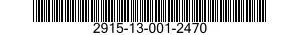 2915-13-001-2470 INJECTOR FUEL ENGIN 2915130012470 130012470