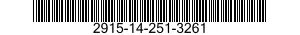 2915-14-251-3261  2915142513261 142513261