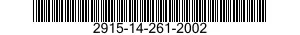 2915-14-261-2002  2915142612002 142612002