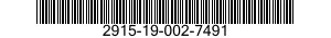 2915-19-002-7491 TUBE ASSEMBLY,AIRCRAFT ENGINE 2915190027491 190027491