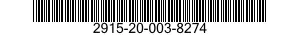 2915-20-003-8274 TUBE ASSEMBLY,AIRCRAFT ENGINE 2915200038274 200038274