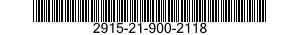 2915-21-900-2118 HEATER,ENGINE FUEL 2915219002118 219002118