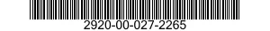 2920-00-027-2265  2920000272265 000272265