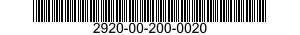2920-00-200-0020  2920002000020 002000020