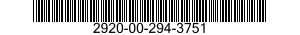 2920-00-294-3751 SPARK PLUG 2920002943751 002943751
