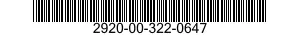 2920-00-322-0647  2920003220647 003220647