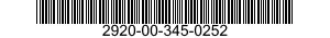 2920-00-345-0252  2920003450252 003450252