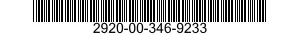2920-00-346-9233  2920003469233 003469233