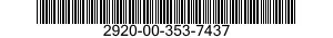 2920-00-353-7437 CONNECTOR,MOTOR FIE 2920003537437 003537437