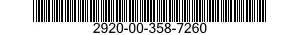 2920-00-358-7260  2920003587260 003587260