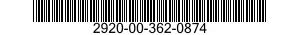 2920-00-362-0874 SWITCH,STARTER 2920003620874 003620874