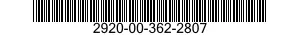 2920-00-362-2807  2920003622807 003622807