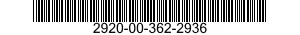 2920-00-362-2936  2920003622936 003622936