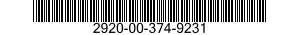 2920-00-374-9231  2920003749231 003749231