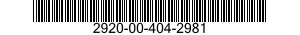2920-00-404-2981  2920004042981 004042981