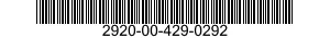 2920-00-429-0292  2920004290292 004290292