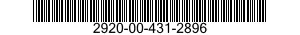 2920-00-431-2896  2920004312896 004312896
