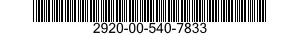2920-00-540-7833 SPARK PLUG 2920005407833 005407833