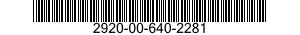 2920-00-640-2281  2920006402281 006402281