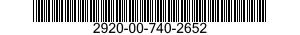 2920-00-740-2652  2920007402652 007402652