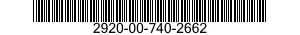 2920-00-740-2662  2920007402662 007402662