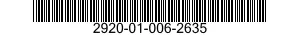 2920-01-006-2635 STARTER CABLE,BATTE 2920010062635 010062635