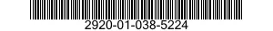 2920-01-038-5224 LINING INSULATION STATOR 2920010385224 010385224
