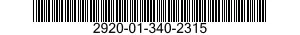 2920-01-340-2315 TERMINAL BLOCK,ELECTRICAL 2920013402315 013402315