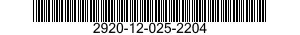 2920-12-025-2204 BLOCK 2920120252204 120252204