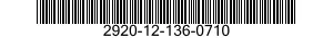 2920-12-136-0710  2920121360710 121360710