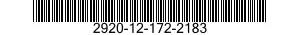2920-12-172-2183 SPARK PLUG 2920121722183 121722183