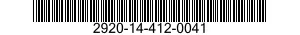 2920-14-412-0041 PARTS KIT,ELECTRICAL ENGINE STARTER 2920144120041 144120041