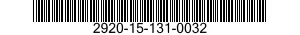 2920-15-131-0032 SUPPORTO 2920151310032 151310032