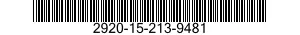 2920-15-213-9481 AVVOLGIMENTO MOT.AV 2920152139481 152139481