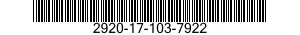 2920-17-103-7922 GLOW PLUG 2920171037922 171037922