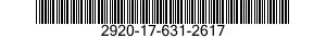 2920-17-631-2617 TANDWIEL 2920176312617 176312617