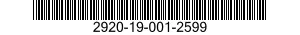 2920-19-001-2599 SWITCH,ENGINE STARTER,ELECTRICAL 2920190012599 190012599