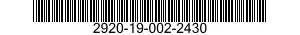 2920-19-002-2430 SPARK PLUG 2920190022430 190022430