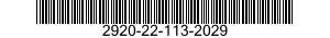 2920-22-113-2029 PLUG,SPARKING 2920221132029 221132029