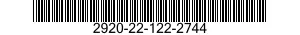 2920-22-122-2744 GLOW PLUG 2920221222744 221222744