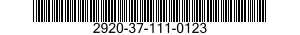 2920-37-111-0123  2920371110123 371110123