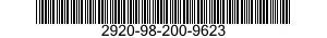 2920-98-200-9623 MOTOR,ENGINE STARTER,ELECTRICAL 2920982009623 982009623