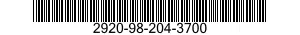 2920-98-204-3700 SPARK PLUG 2920982043700 982043700