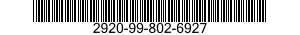 2920-99-802-6927 SWITCH,ENGINE STARTER,ELECTRICAL 2920998026927 998026927