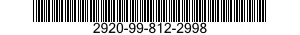 2920-99-812-2998  2920998122998 998122998