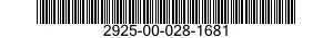 2925-00-028-1681  2925000281681 000281681