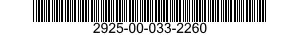 2925-00-033-2260  2925000332260 000332260