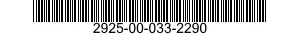 2925-00-033-2290  2925000332290 000332290